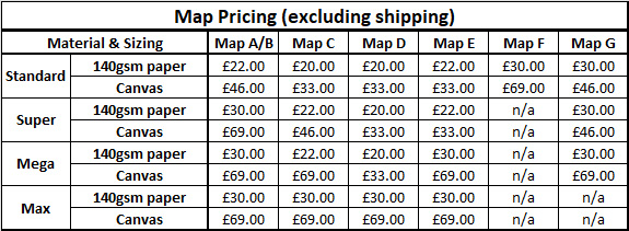 Map Pricing